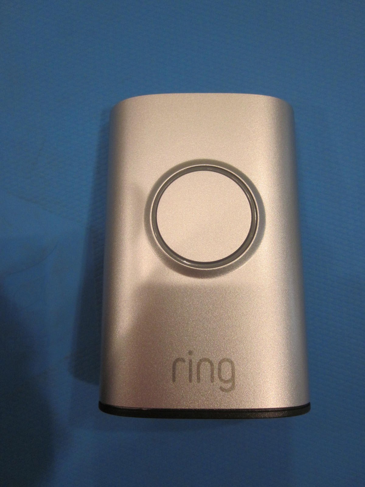 Ring Interchangeable Faceplate Wired Doorbell Plus 2nd Gen Nickle Silver