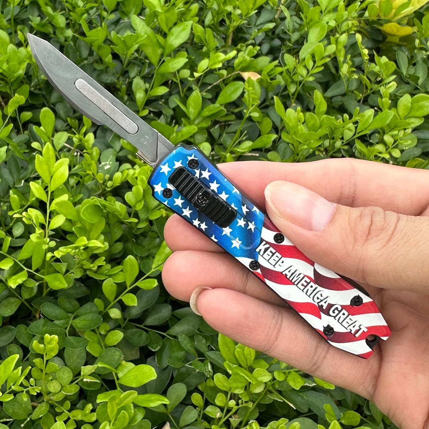 EDC Automatic Scalpel Knife, Mini Automatic Utility Knife, Auto Box Cutter Retra