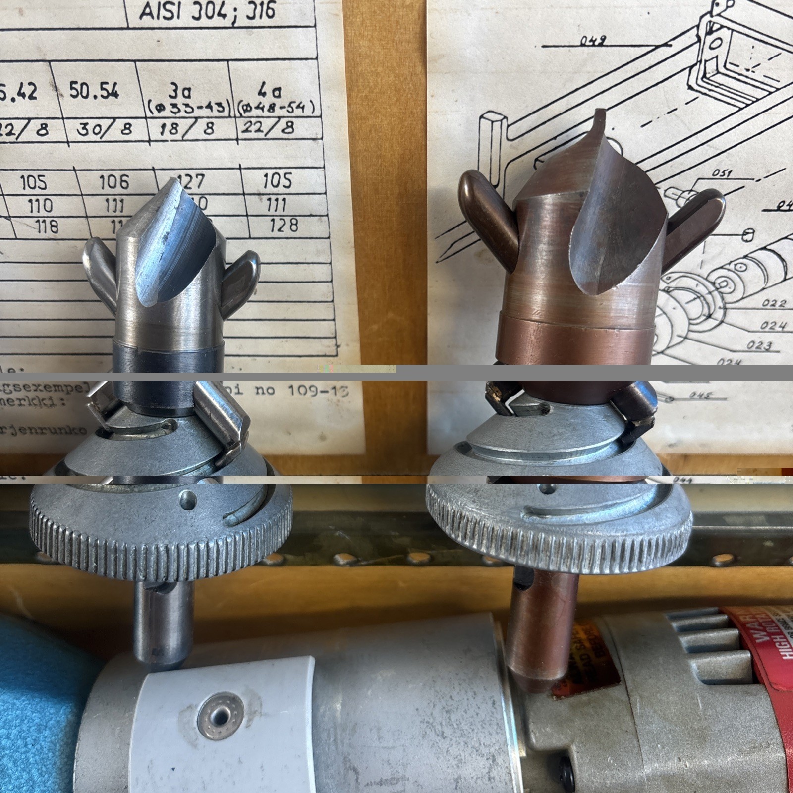 T-Drill Model T-50 Copper Pipe Tee Forming Machine Drill Tool