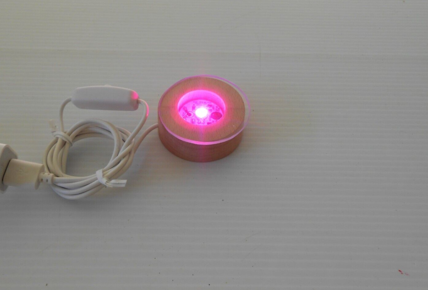 Color Changing L E D Glow Base T-1062