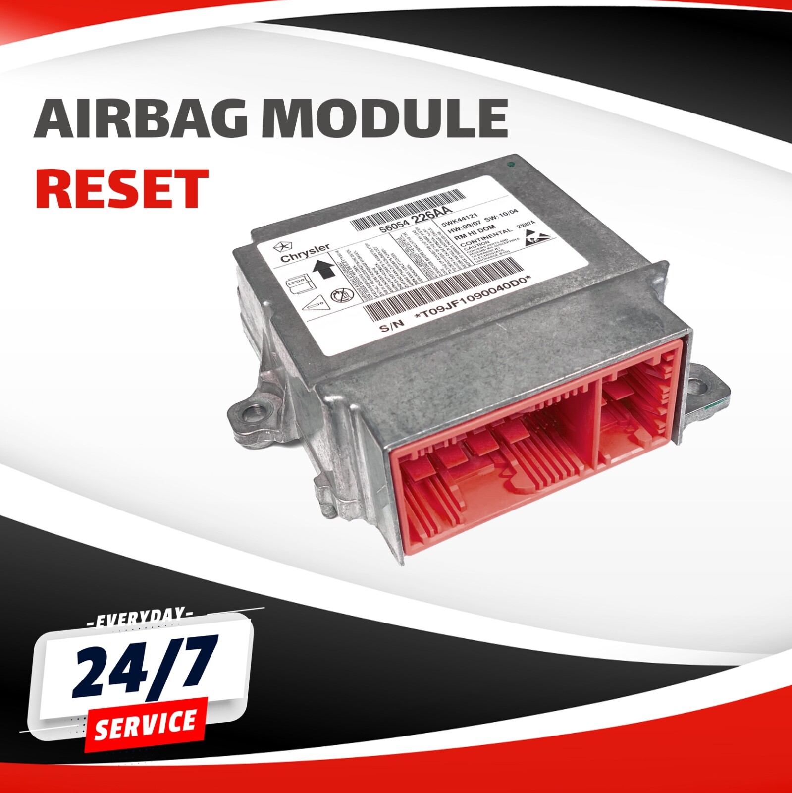 AIRBAG Module Repair / RESET Service SRS Crash data clear For Any Make SAME DAY