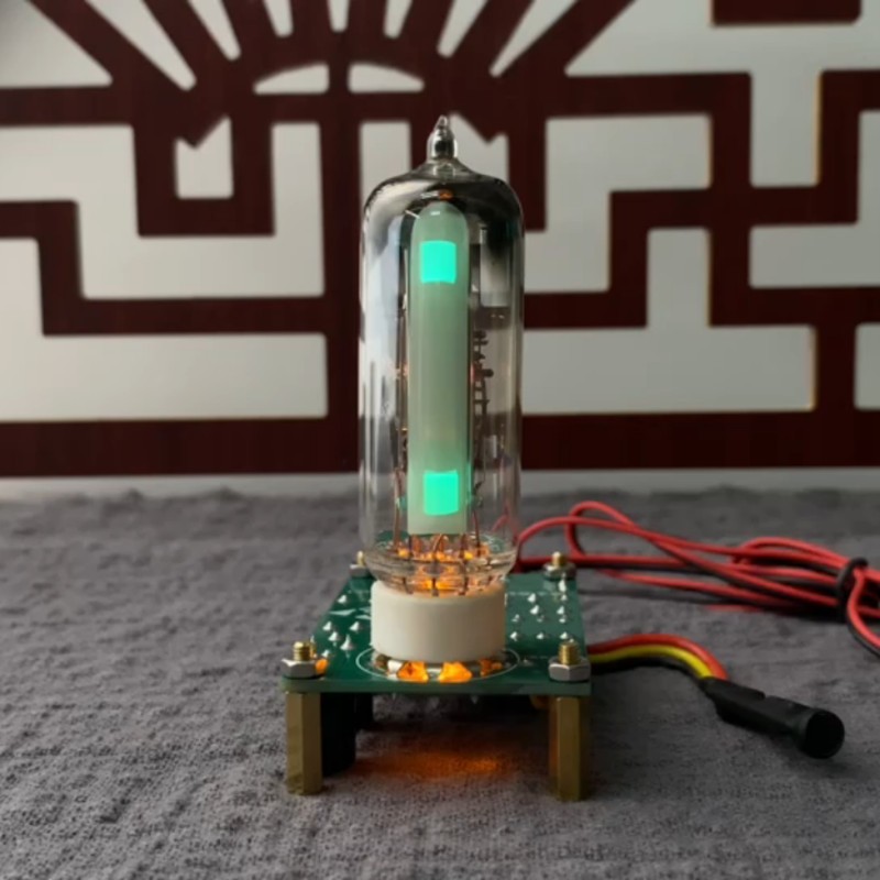 6E2 Magic Eye Tube Pickup Mode Music Audio Level Fluorescence Indicator VU Meter