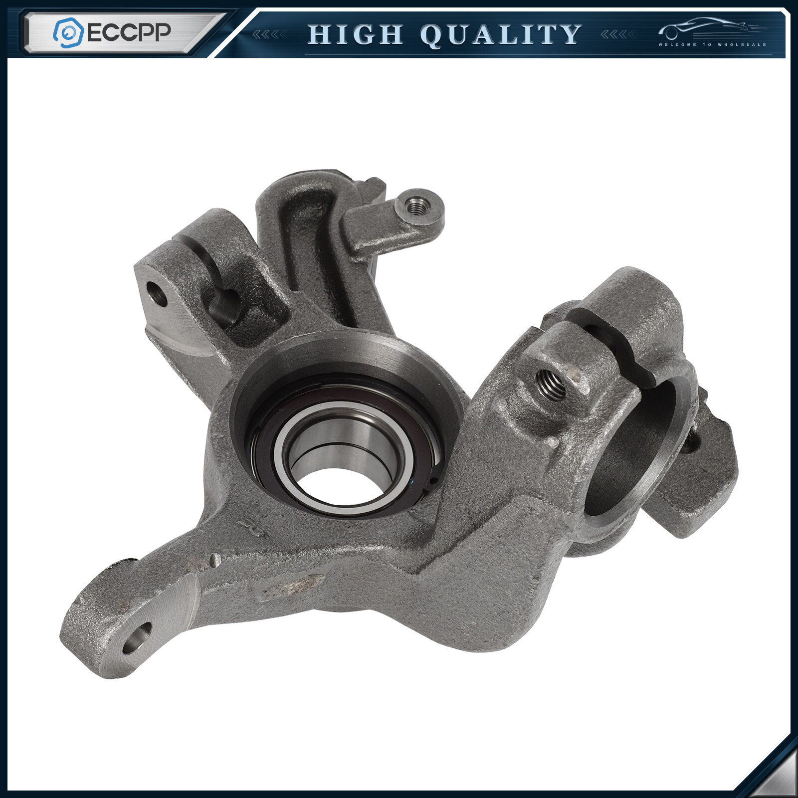 1X Front Right Passenger Side Steering Knuckle For 2000 2001-2004 Ford Focus