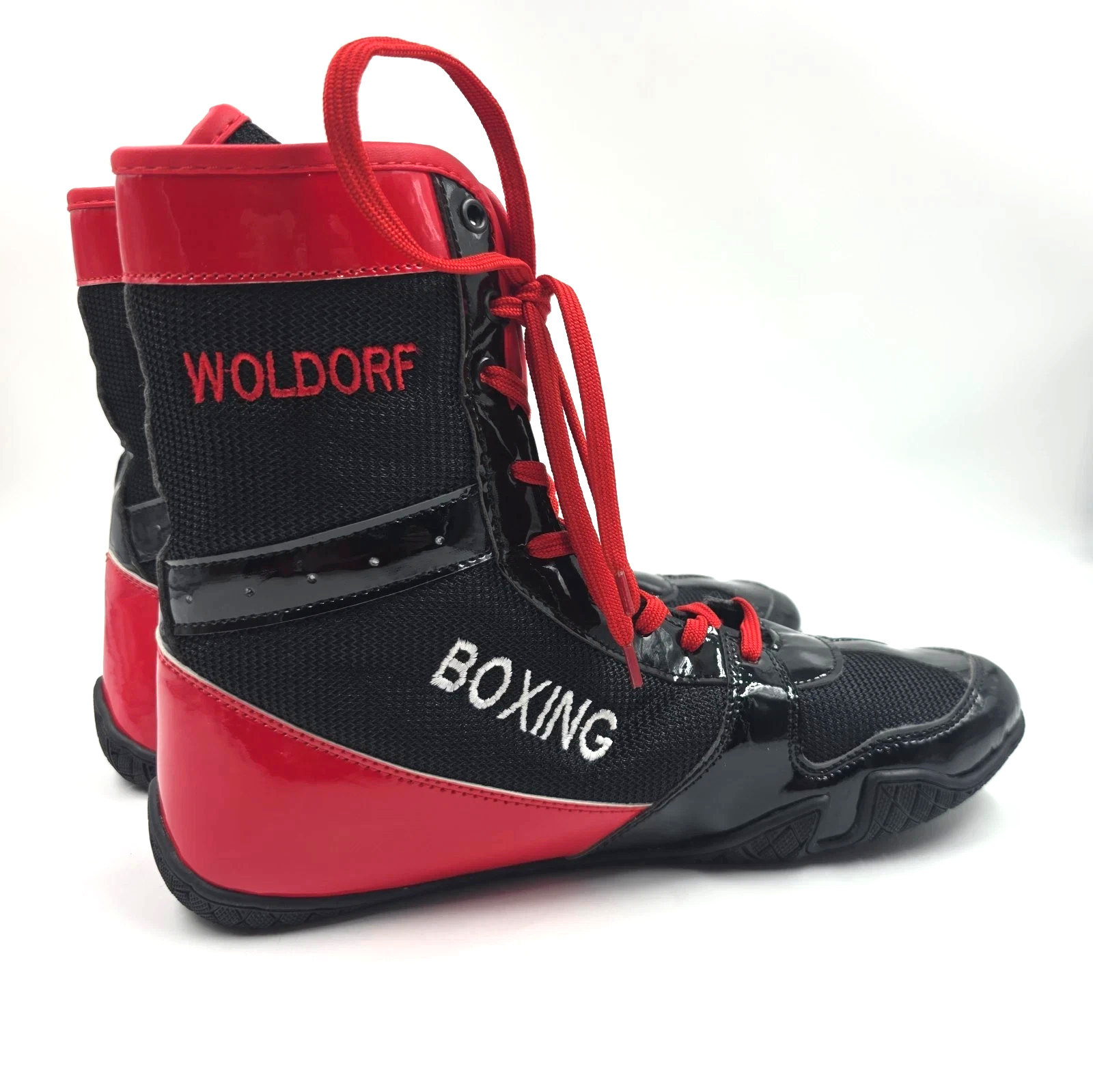 Athletic Lightweight Boxing Shoes High Ankle Support Fight Training Ring Boots