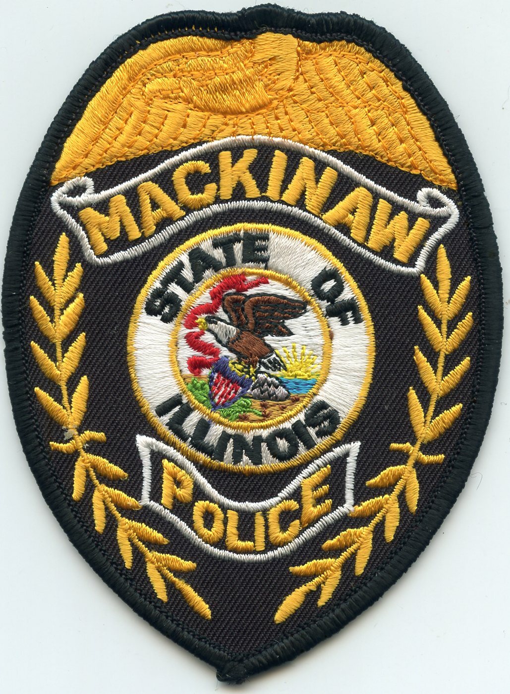 MACKINAW ILLINOIS IL POLICE PATCH