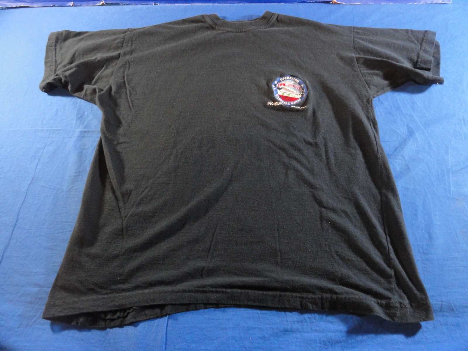DISCONTINUED OPERATION NORTHERN WATCH INCIRLIK AIR BASE TURKEY BLACK SHIRT  XL