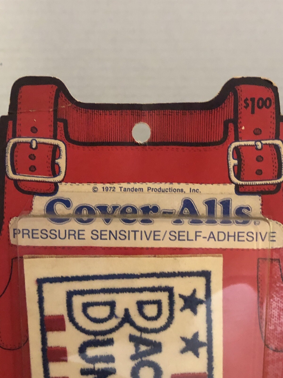 Vintage 1972 Cover-Alls “Back Bunker” Patch