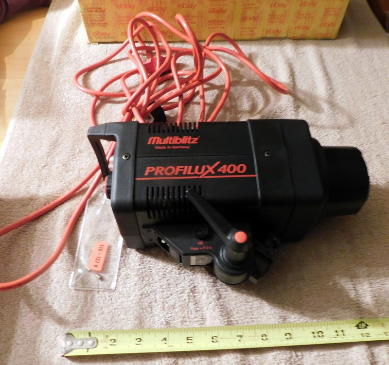 Multiblitz Profilux 400 Studio Flash Light Made In Germany Used Tested