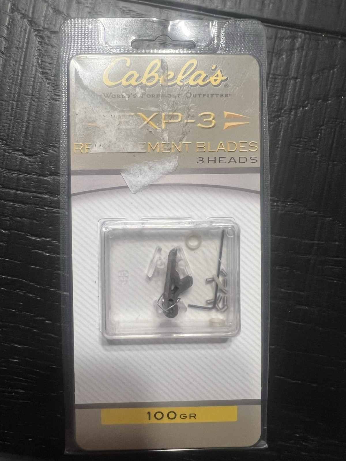 Cabela's EXP-3 Replacement Broadhead Blades 3 Head 100 GR