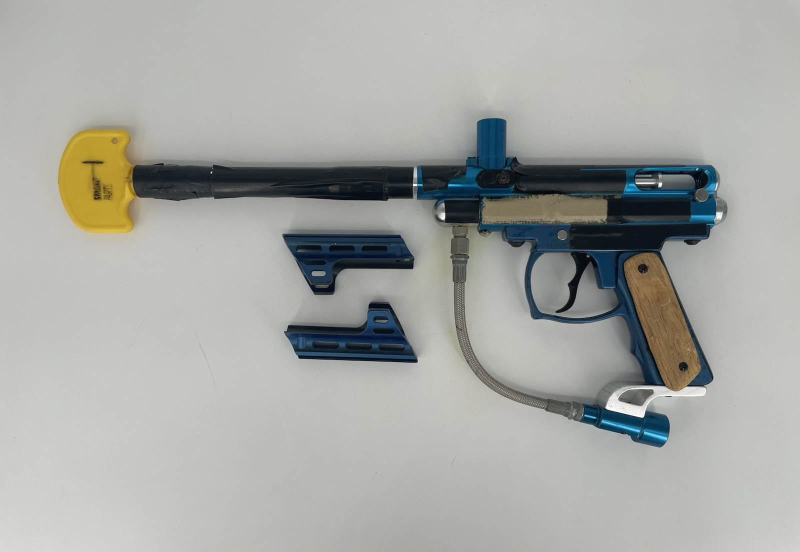Kingman Spyder Victor Semi-Auto Paintball Gun - Gloss Teal USED As Is For Parts
