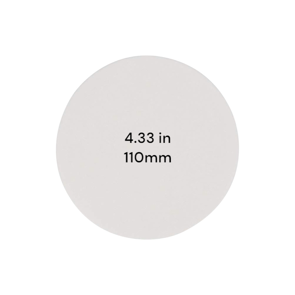 Filter Paper, Quantitative, 110mm, Fast, Pack of 100