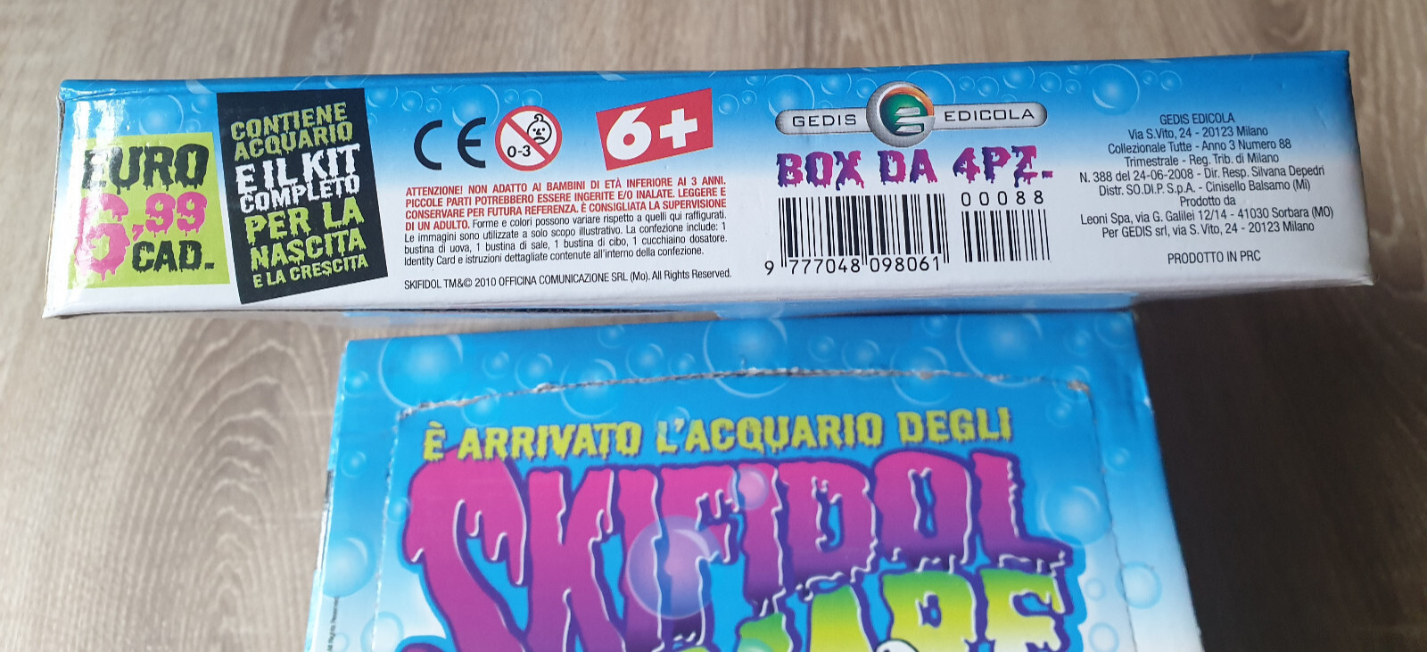 4 X SEALED BLISTER BOXES SEA SKIFIDOL RARE AQUARIUM BIRTH & GROWTH KIT