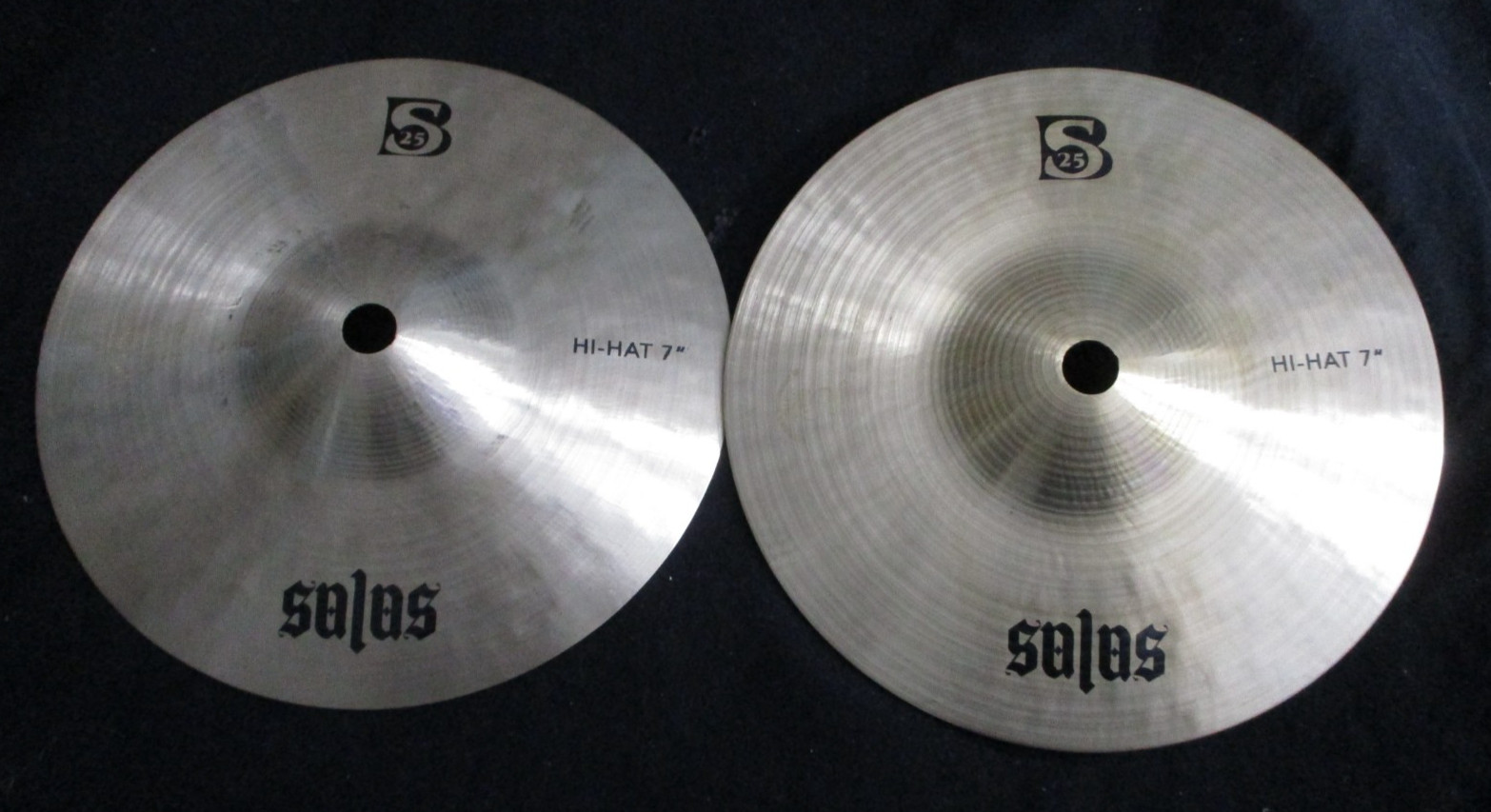 2X 7" Micro Mini Remote B20 Hihat Cymbals T 206 / 206  /Bottom 470g  474 +Bonus