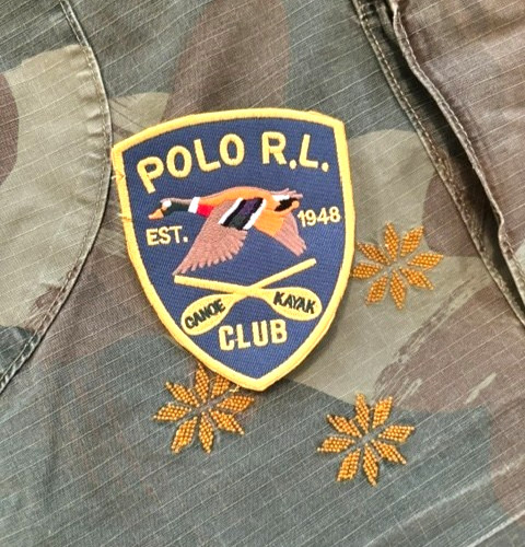 New Polo RL Ralph Lauren RRL Rugby Sportsmans Canoe Kayak Club duck Sew On patch