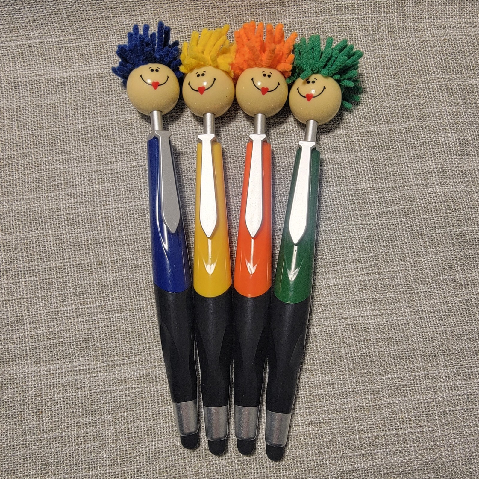 Stylus Pen Set of 4 Mop Topper MopTopper All in One Screen Cleaner Microfiber