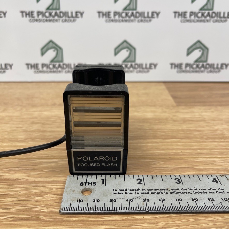 Vintage Polaroid Model 490 Focused Flash Accessory For Land Camera Made In USA