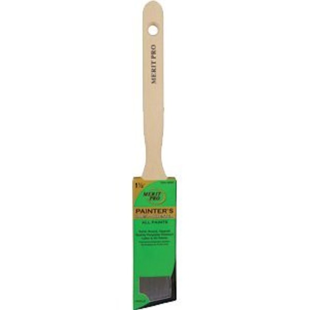 MERIT PRO 00081 1-1/2" Painter's Professional Angle Sash Brush