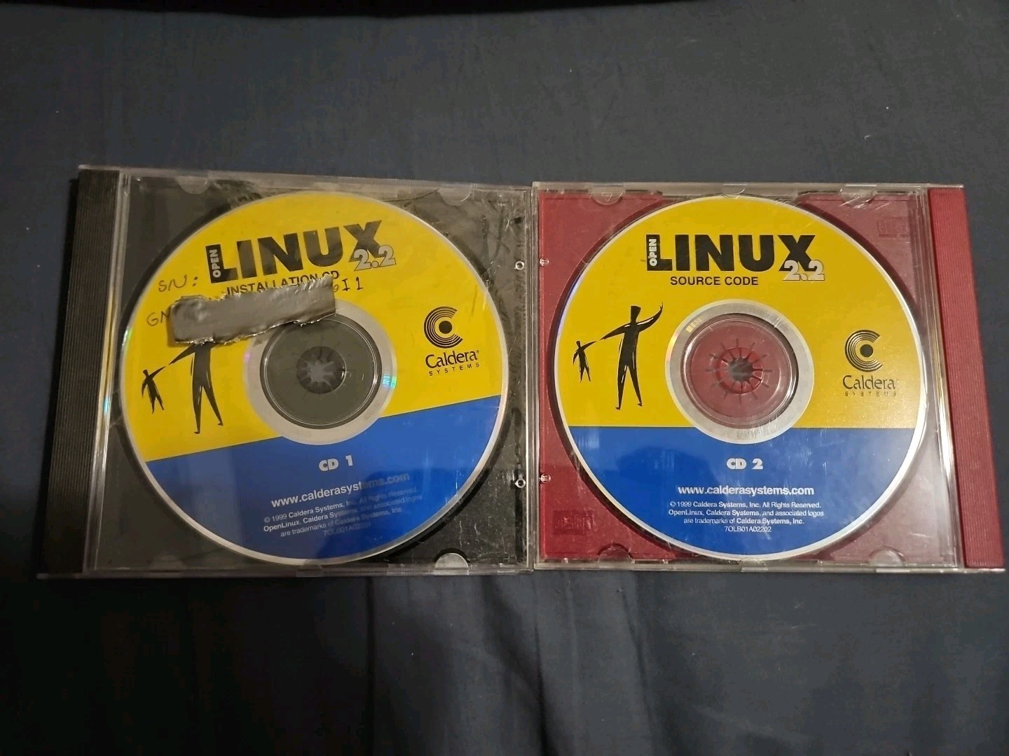 Open Linux 2.2 Official Operating System CALDERA Systems 2.2 Regular Has Serial#