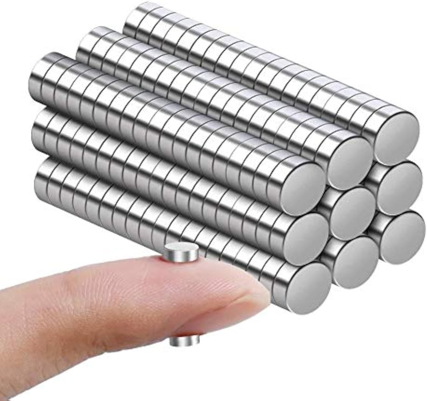 100Pcs Small Magnets 5X2 Mm Mini Tiny round Magnets Micro Magnets for Crafts.