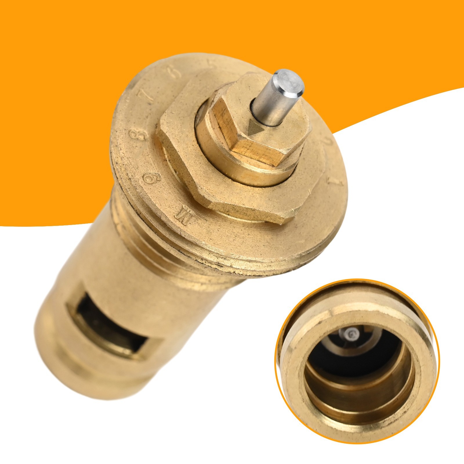 Quality Brass Material in M30 x 1 5 Radiator Valve Insert for Durability