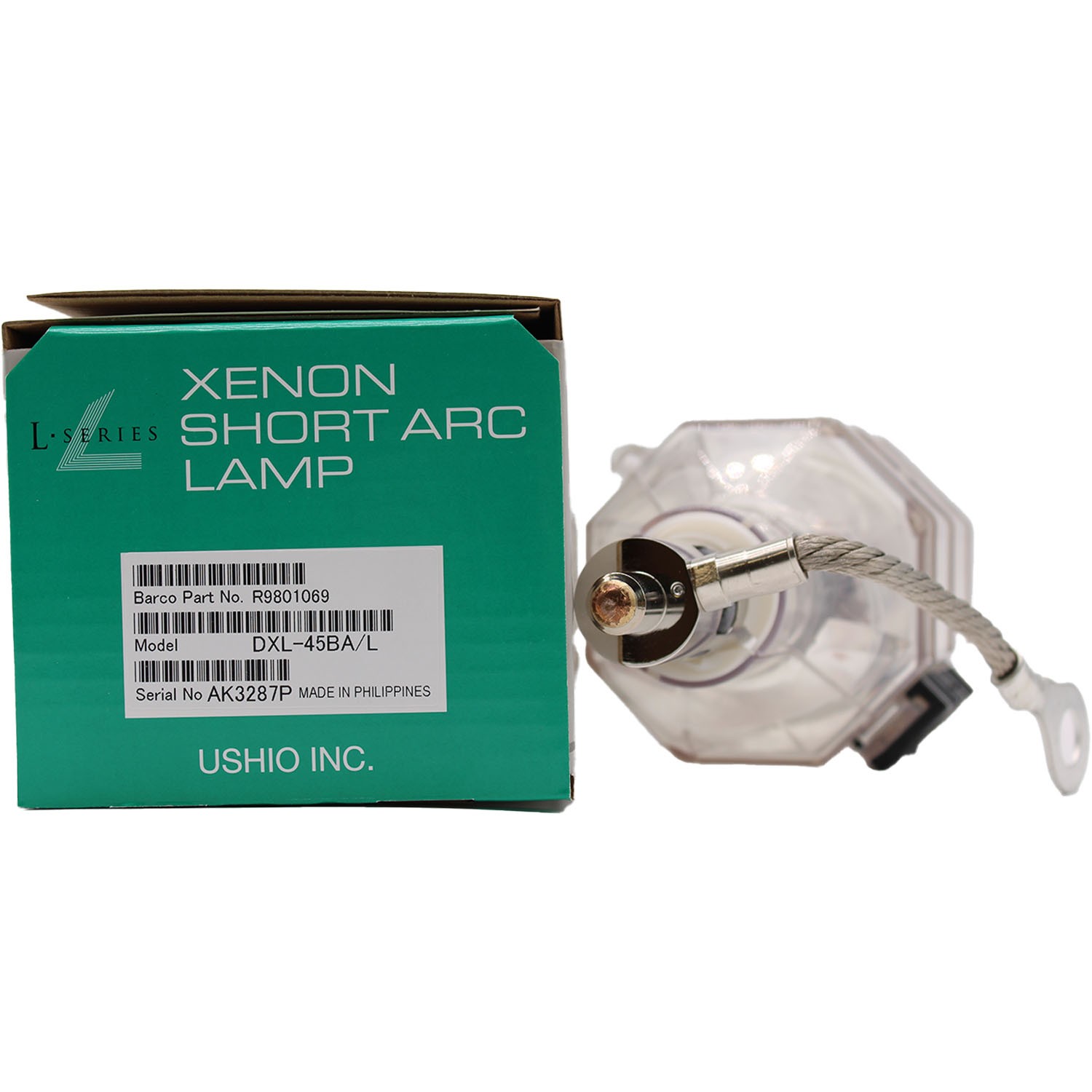Ushio 4500W 1300 Hour Xenon L Series Lamp for the DP-100