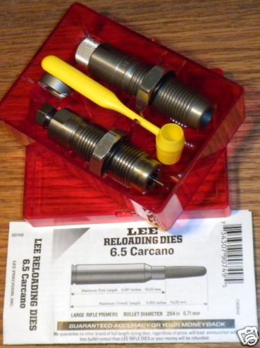 Lee Precision Pacesetter 2 Die Set for 6.5mm Carcano # 90749 New!