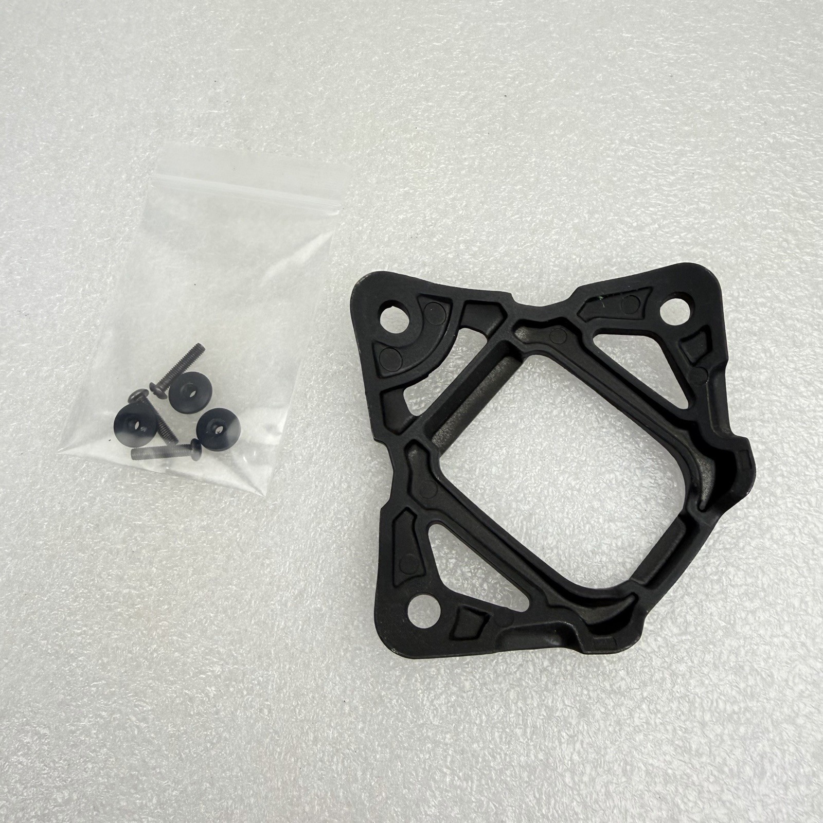 Used Black 3-Hole NVG Night Vision Shroud Bracket For Ballistic Combat Helmet
