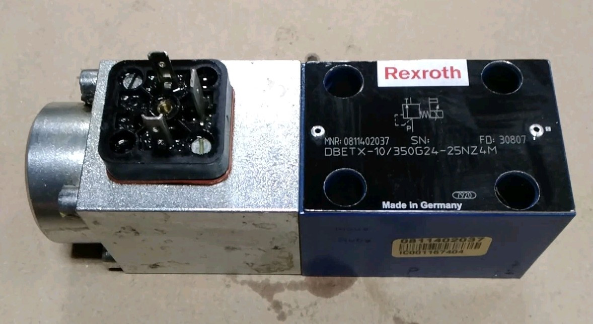 REXROTH 0811402037 PRESSURE RELIEF VALVE DBETX-1X/350G24-25NZ4M W/ 0 831006 053