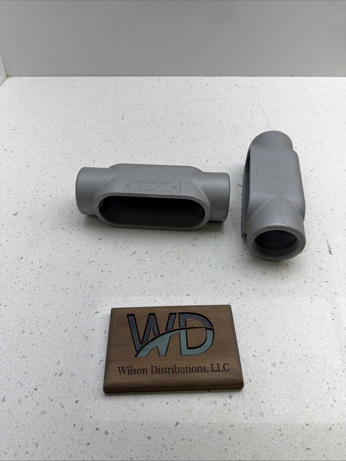 APPLETON,APP-C67-SA,ALUMINUM FW7 CONDUIT BODY NOS (Lot Of 2)