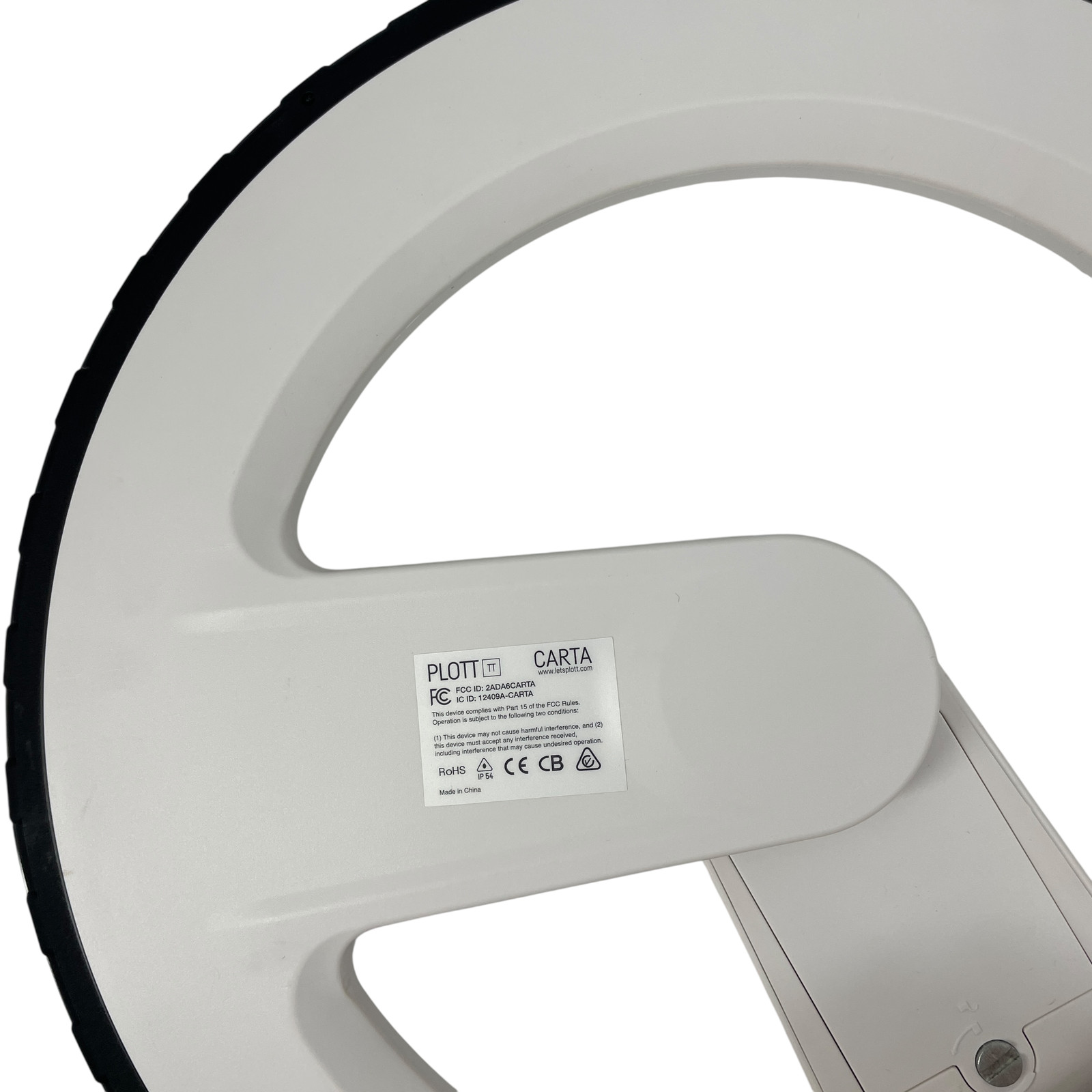 Plott Carta 12.5in Digital Bluetooth Mapping Wheel White #U1314 (AR)