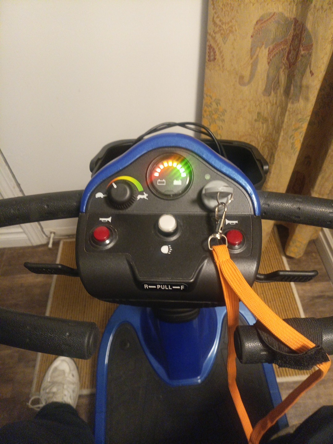 Golden Electric Scooter