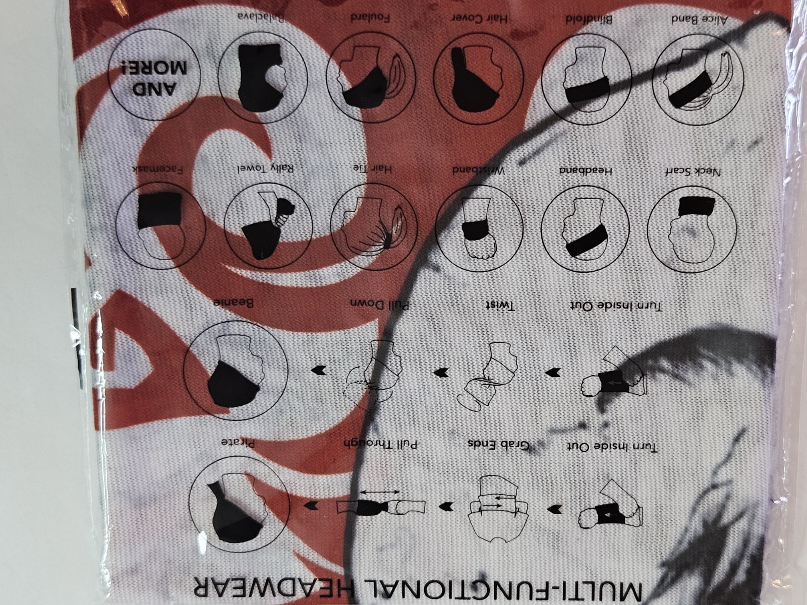 Graphic design multifunctional headwear Humidity & Thermal Transeer (New)