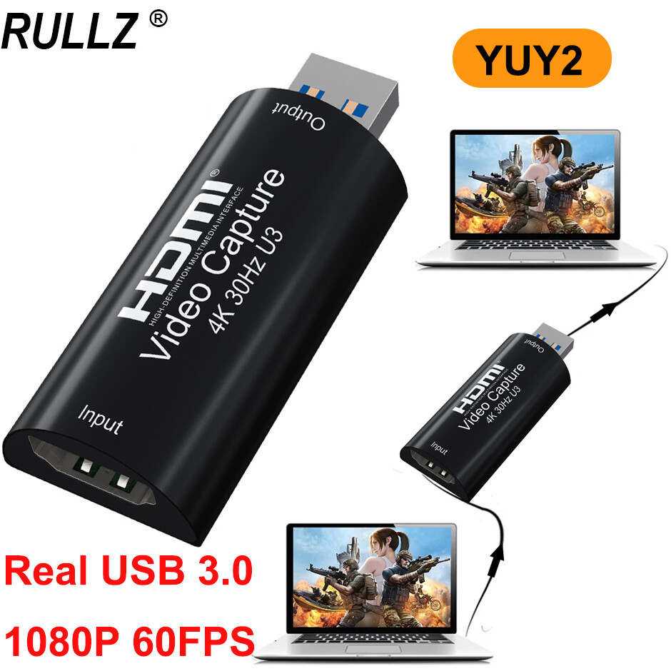 4K HDMI To USB 3.0 Video Capture Card 1080P PC Live Streaming Game Record MS2130