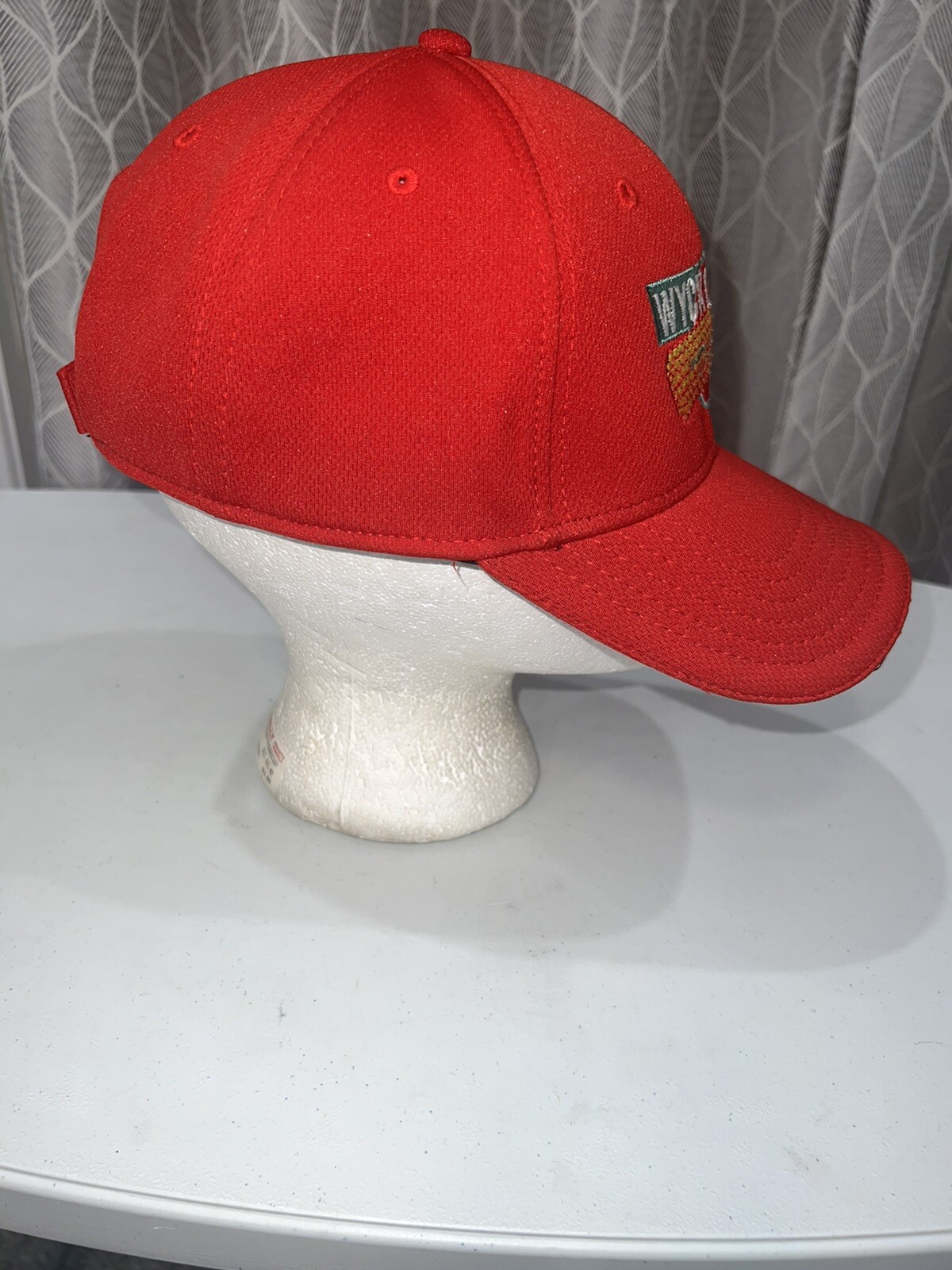 Wyckoff Hybrid Corn Red with Embroidered Corn OTTO Hat Cap Hook Loop EUC