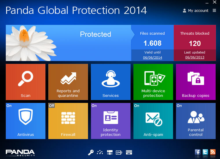 PANDA GLOBAL PROTECTION 2014 3 PC USER 1 YEAR! Activation License Key