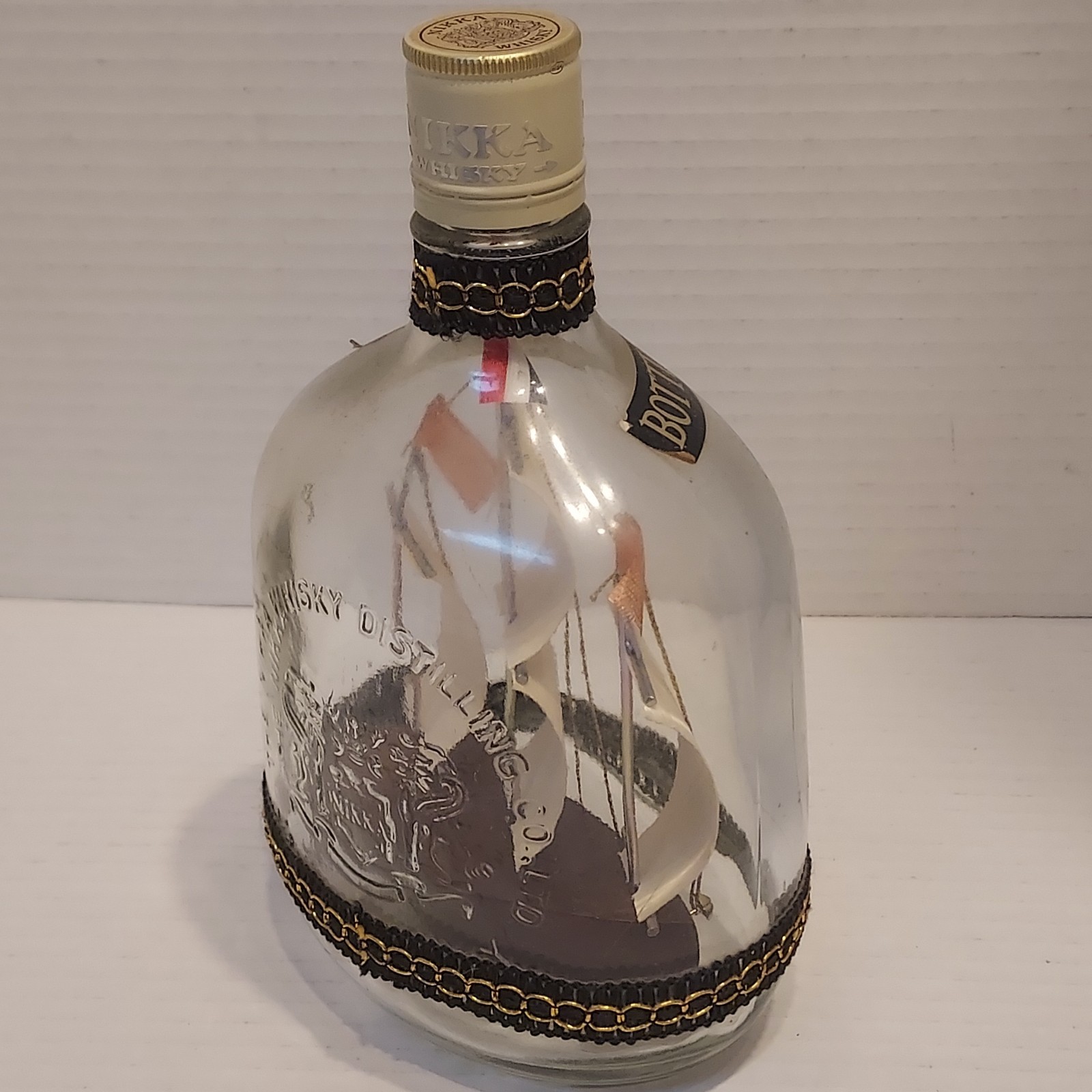 Nikka Whisky bottle ship