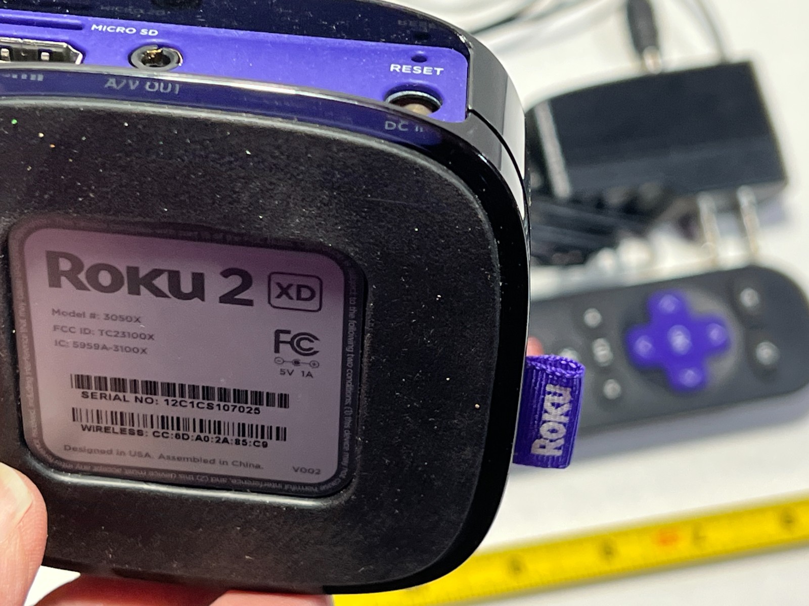 Roku 2 XD Streaming Player 1080p Used