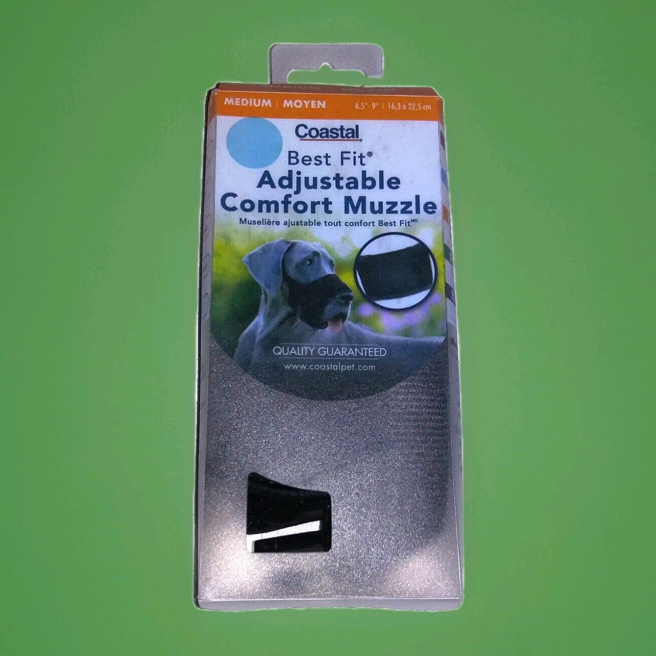 Coastal Pet Best Fit Adjustable Comfort Dog Muzzle - Size M Black