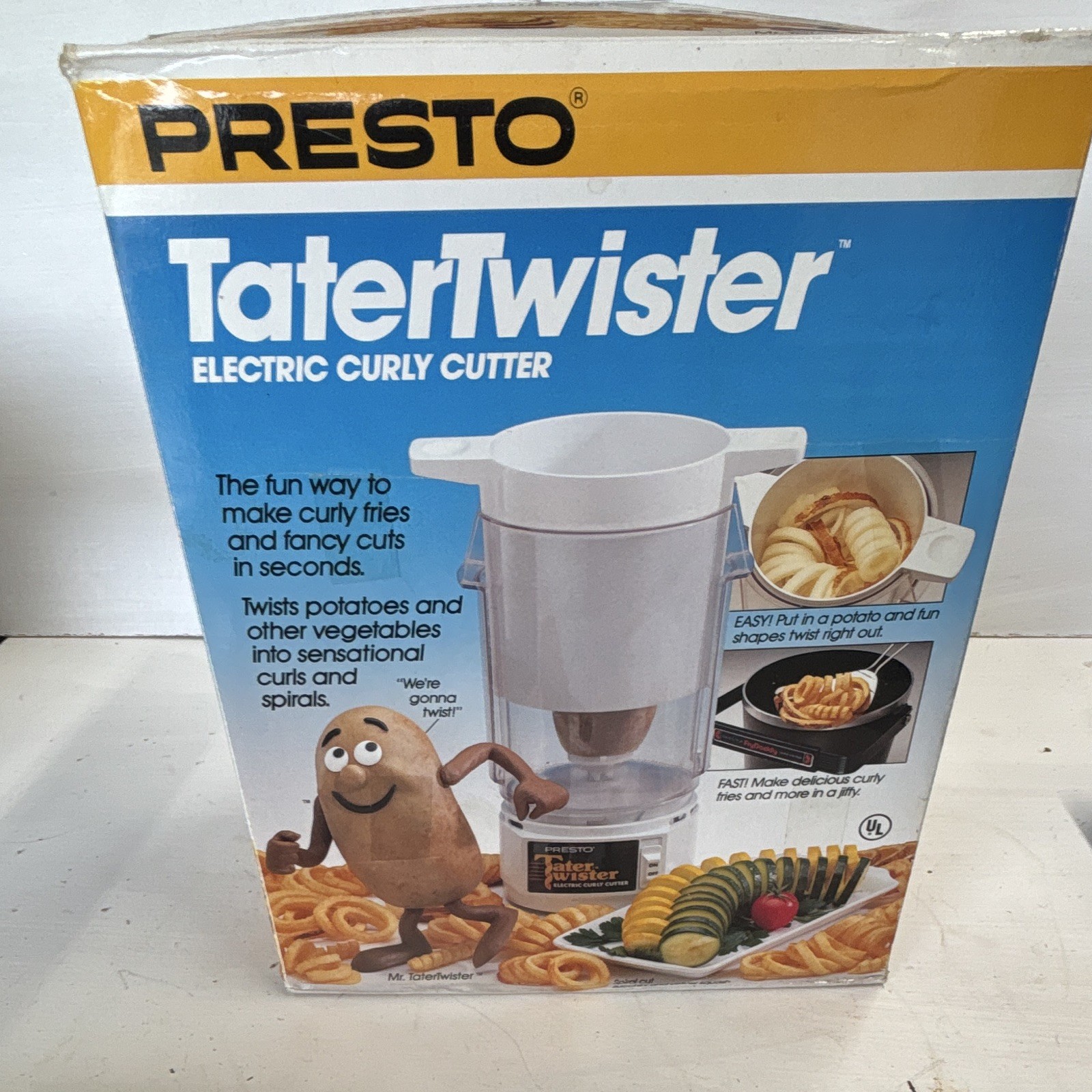 Presto TaterTwister Electric Curly Cutter 100W 120V White MPN 02930