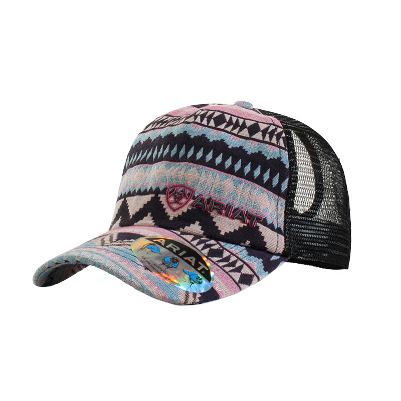 Ariat Ladies Tribal Print Pony Trucker Hat A300030030