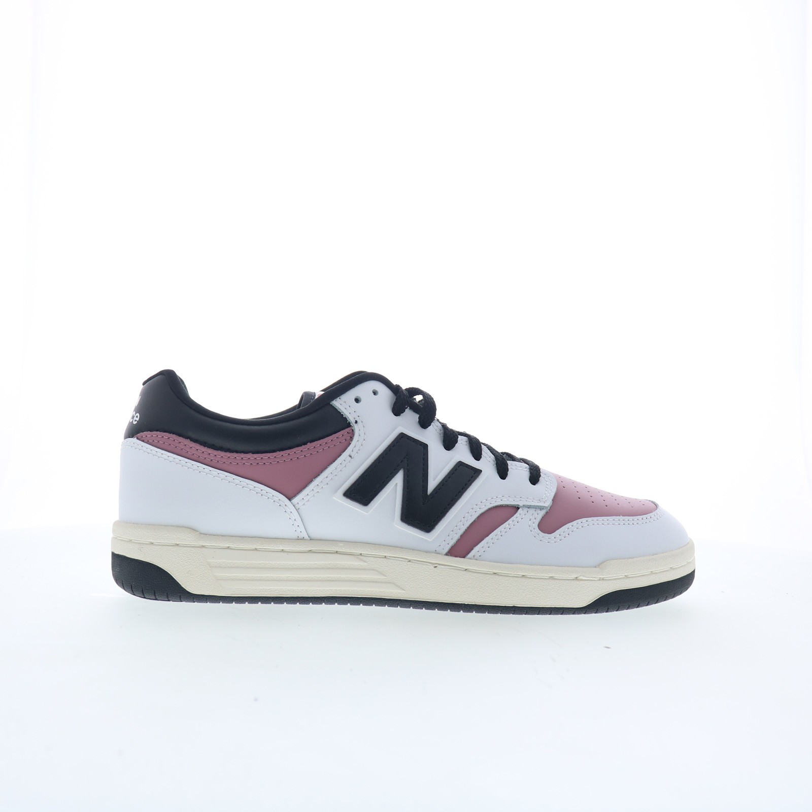 New Balance 480 BB480LTE Mens White Leather Lifestyle Sneakers Shoes