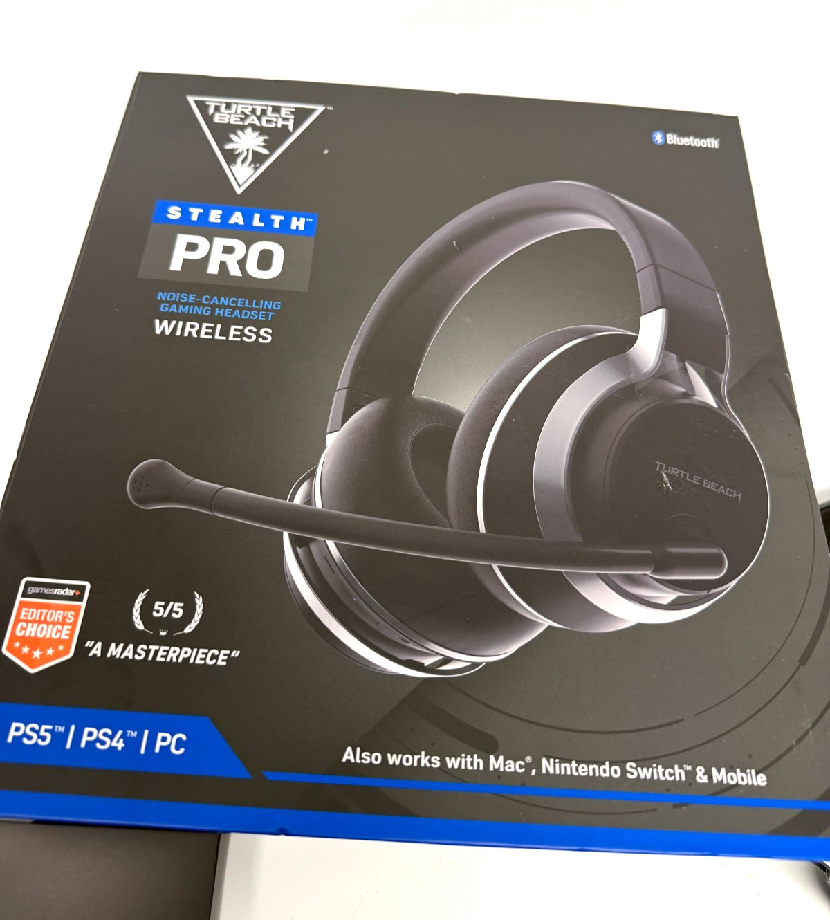 Turtle Beach Stealth Pro Wireless Noise-Cancelling Headset Black PS5 PS4 PC