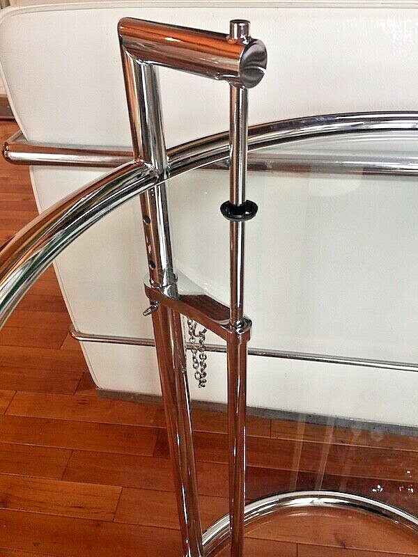 Eileen Gray side table Original Version Made in Italy for PALAZZETTI