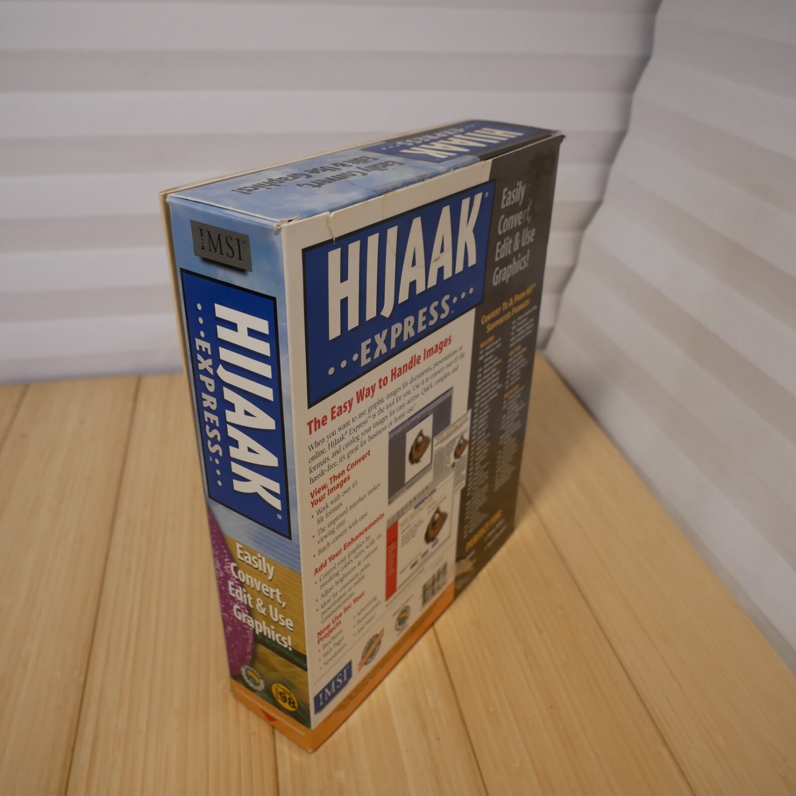 Quarterdeck Hijaak Express Graphics Conversion - Windows 95, 98, NT 4.0 CD-ROM