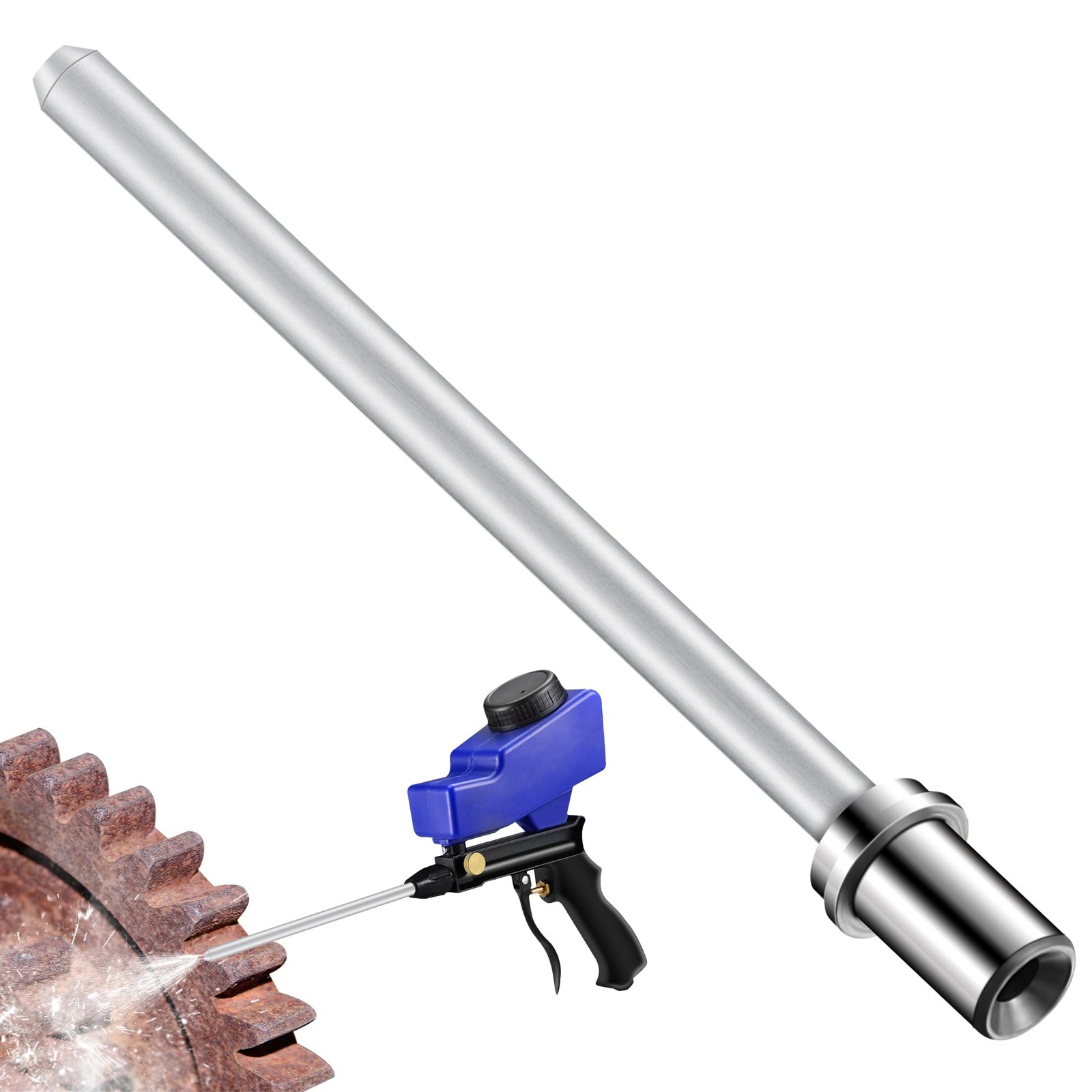 Feekoon Sand Blaster Long Nozzle Compatible with Le Lematec, 3/8 Inch