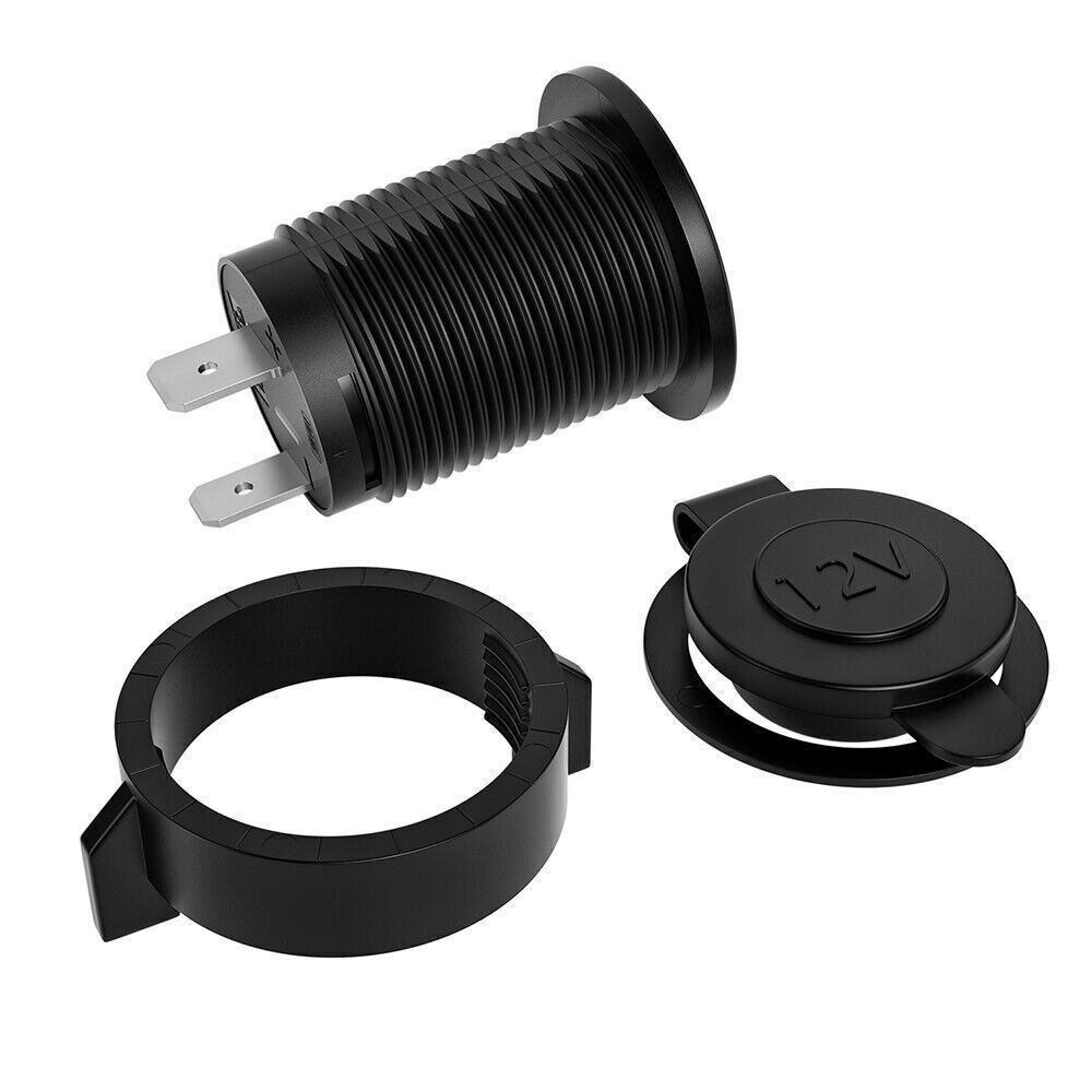 12V Waterproof Car Motorcycle Boat Cigarette Lighter Socket Power Plug Outlet US