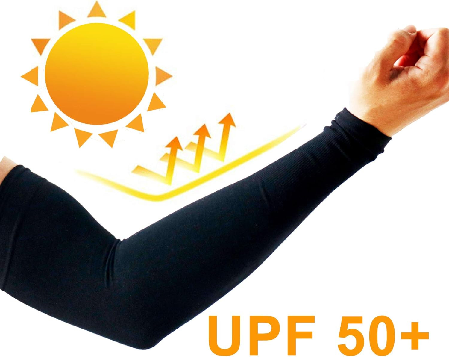 2 & 4 Pairs UV Protection Cooling Arm Sleeves for Men and Women UPF 50 Sun Sleev