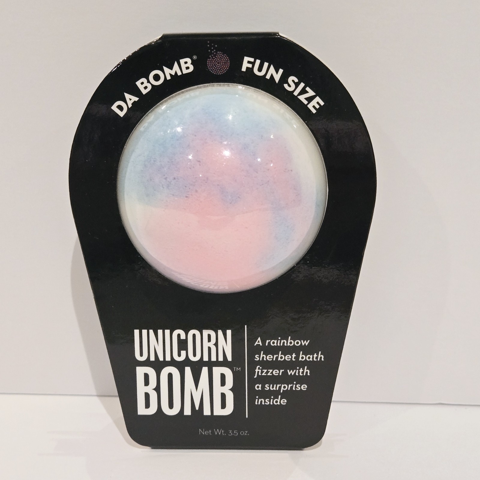 DA Bomb Bath Fizzer Unicorn Bomb Rainbow Sherbet 3.5 OZ Fun Size