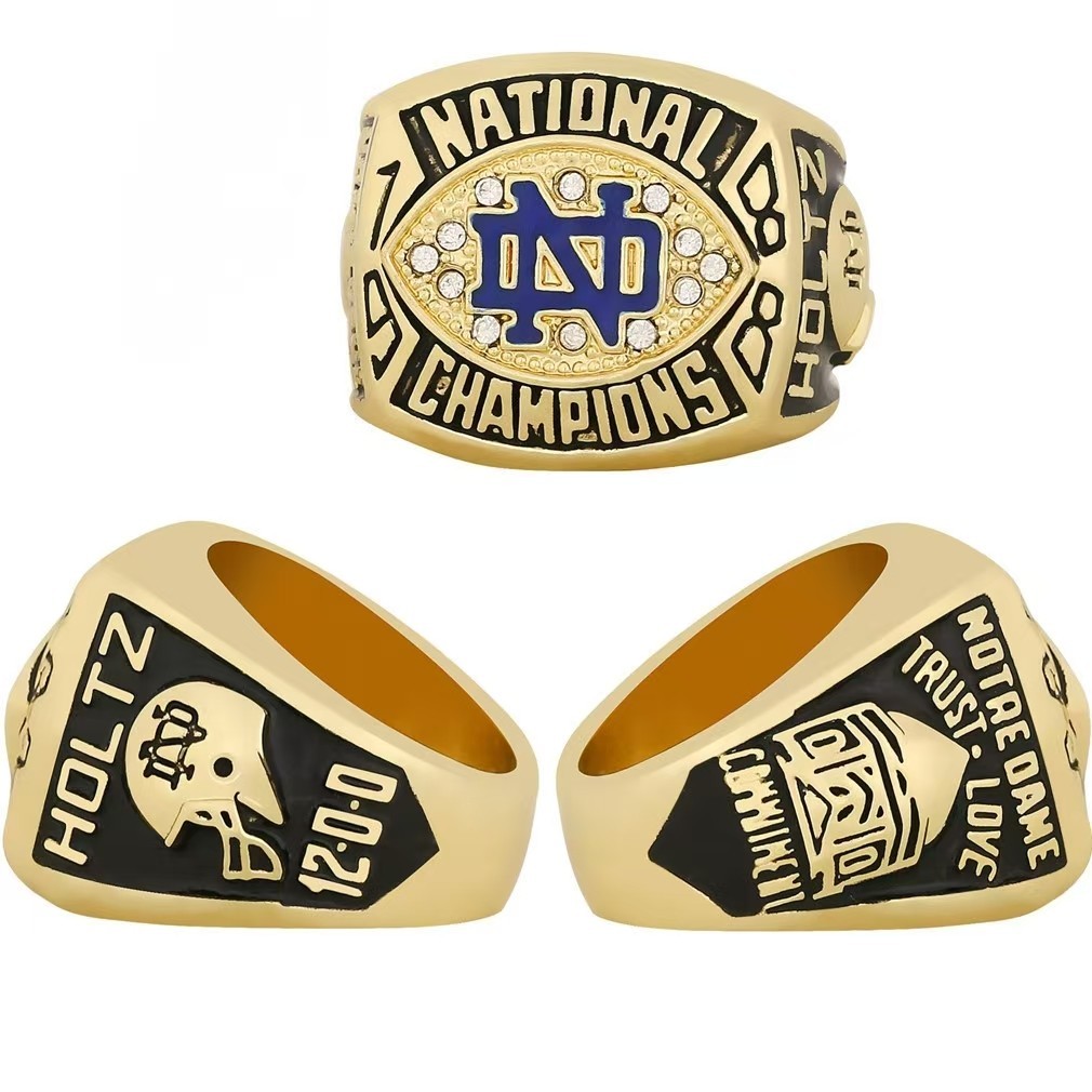 1988 Notre Dame Fighting Irish Championship Ring Size 11