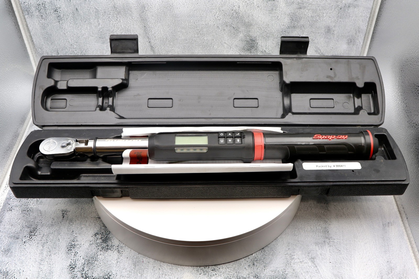 SNAP-ON ATECH2FR100B 3/8" FLEX HEAD TECHANGLE 5-100FT.LB TORQUE WRENCH